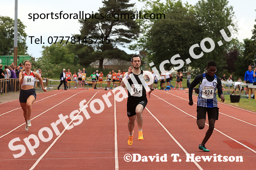 The 100 metres, 2025 NEGP No 3, Monkton. Photo: David T. Hewitson/Sports for All Pics